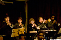 Trumpet Section: Marek Skwarczynski, Brian Lynch, Pam Fleming
                 Andy Gravish and James Smith